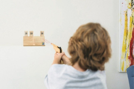 Drewniana strzelnica dla dzieci Buiten Speel