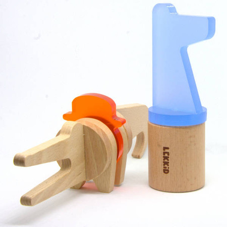 Lekkid, Konstrukcyjne drewniane klocki magnetyczne - BOX 50 el.