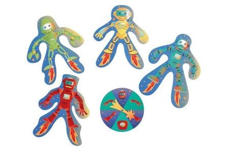 Scratch, Gra ze spinnerem Puzzle Roboty