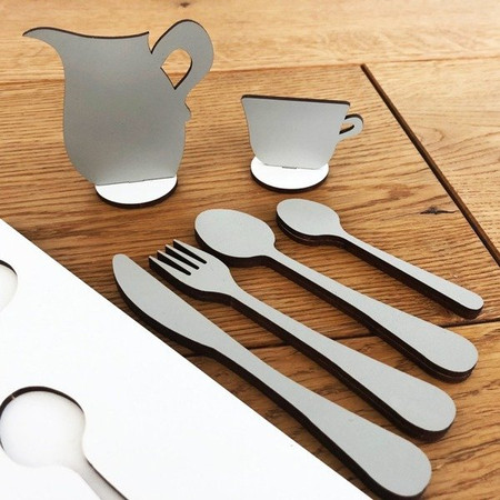 Drewniana układanka My Plate do nauki angielskiego