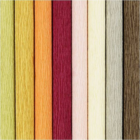 Krepina 25x60 cm 8 ark. kol. przygaszone