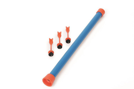 Scratch, Dmuchawka XL / 3 lotki przyssawki /  5 celów KOSMOS