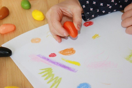 Kredki Crayon Rocks w bawełnianym woreczku - 16 kolorów