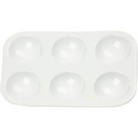 Paleta do farb prostokątna 13x8,5 cm