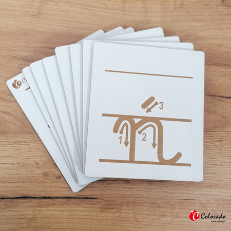 Litery diakrytyczne do nauki pisania (małe litery)