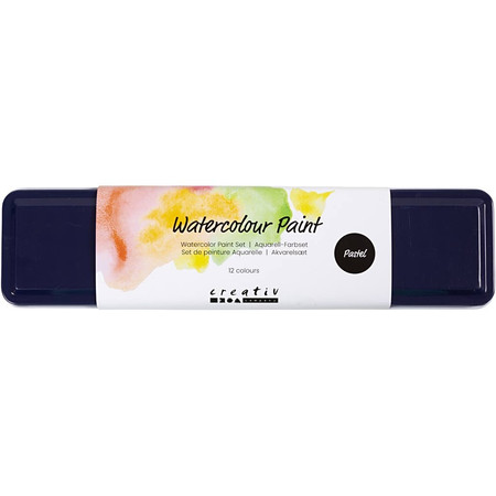 Farby akwarelowe Akwarele profesjonalne 12 kol. pastelowych