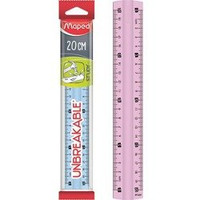 Linijka Study Niełamliwa 20 Cm Mix 2 Kolorów Flow Pack