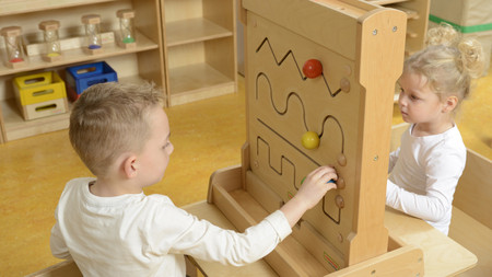 MASTERKIDZ Tablica Przesuwna Mała Motoryka