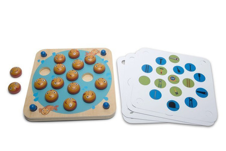 BS Toys, drewniane edukacyjne Memo (8 różnych wzorów)