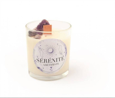 Zestaw DIY Świeca Sojowa - Ametyst