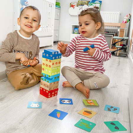 TOOKY TOY Gra Zręcznościowa Zwierzęta 80 el.