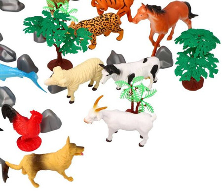 Mega Zestaw 60el. Faunica Animal Planet Dino/Safari/Ocean/Farma