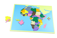 Puzzlowa mapa Afryki