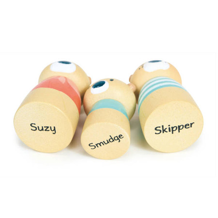 Misia rodzina na łodzi, Tender Leaf Toys