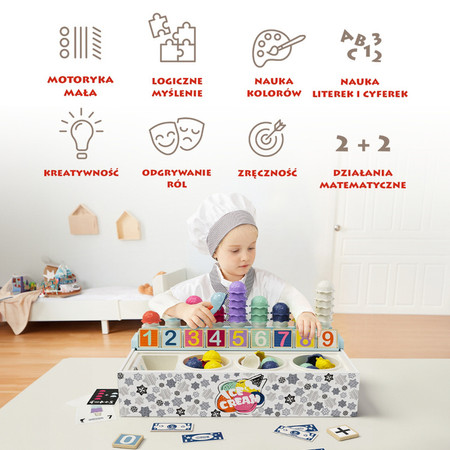 Zabawka matematyczna Lodziarnia –  24 mies. + Topbright