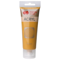 Farba akrylowa 75ml ochra tubka Happy Color