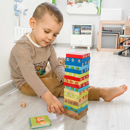 TOOKY TOY Gra Zręcznościowa Zwierzęta 80 el.