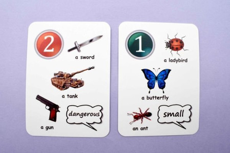 Fun Card English ADJECTIVES, COMPARATIVES AND SUPERLATIVES