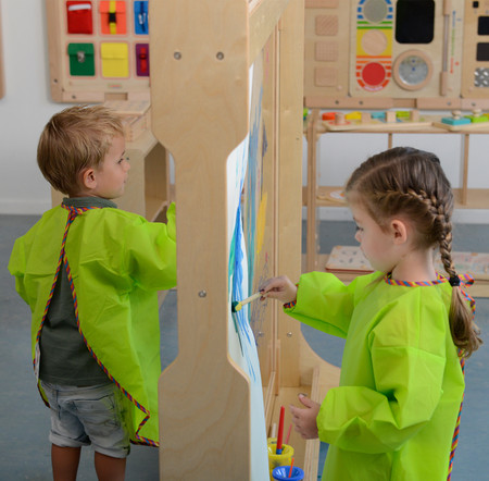 Ogromne Okienko Do Malowania Masterkidz Uchwyt Na Rolki Papieru 2 w 1