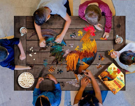 MADD CAPP,  Puzzle konturowe I AM Kogut - 100 elem.