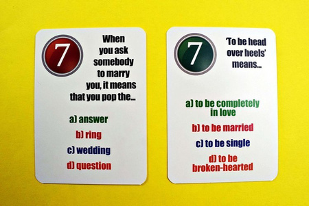 Fun Card English Valentine's Day
