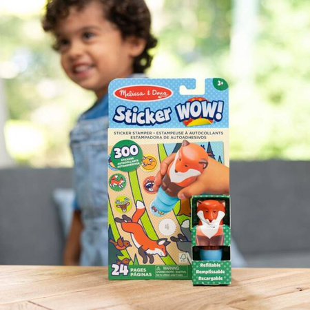 Sticker WOW! Stempelek z naklejkami Lisek