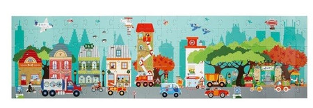 Scratch Puzzle podłogowe MIASTO 36 szt.