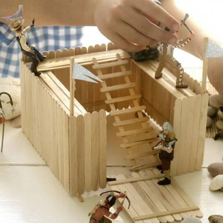 Patyczki do lodów 5,5x0,6 cm 50 szt.