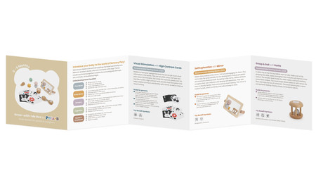 VIGA Zestaw Zabawek Edukacyjnych "Grow-with-Me Box" Pudełko Box od urodzenia