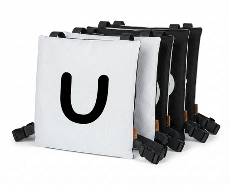 Gra słowna poduszki Literki zespołowa integracyjna zestaw 5 szt.