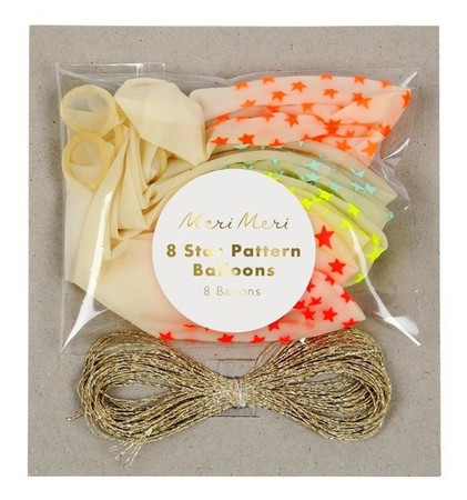 Balony Gwiazdki kolorowe