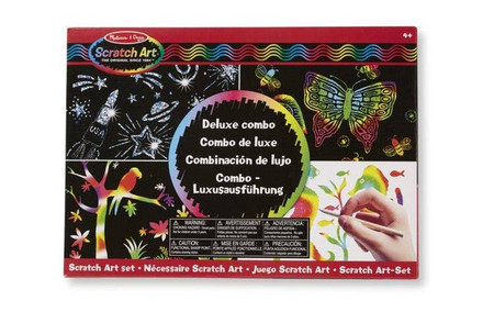 Scratch Art zeszyt do wydrapywania Deluxe Combo Melissa & Doug 15981