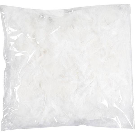 Piórka indycze Białe 7-8 cm, 50 g