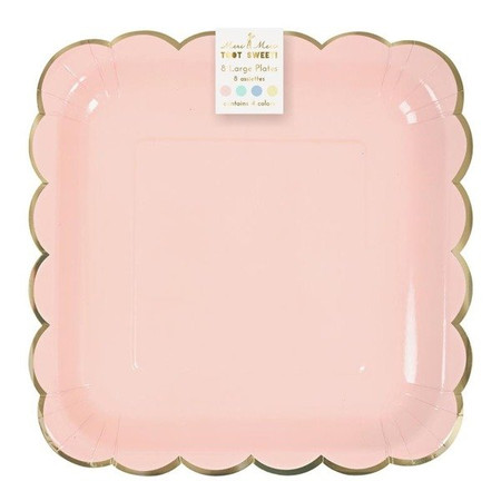 Duże talerzyki Pastelowe