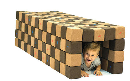 Materiałowe klocki magnetyczne XXL JollyHeap 150 szt. JOY