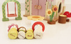 Przenośny, leśny domek z wyposażeniem i laleczkami, Tender Leaf Toys