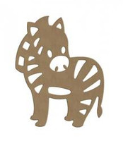 Dekoracja z MDF Zebra 24,5 cm