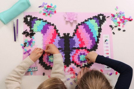 Plus-Plus Mini, Puzzle po numerach 800 szt - Motyl