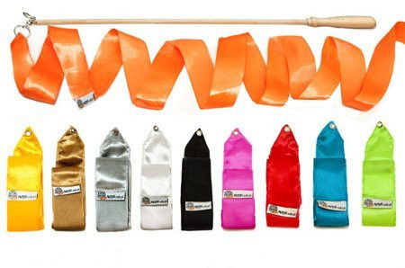 Wstążka gimnastyczna 3 m - fioletowa