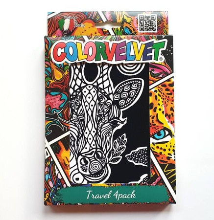 Welwetowy zestaw podróżny ZOO