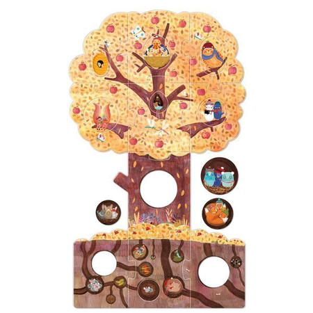 Puzzle dwustronne z dziurką - Moja Jabłoń | Londji®