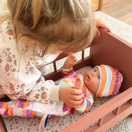 WOOPIE Ubranko dla Lalki Zestaw Pajacyk Body Jednorożec Czapeczka 43-46 cm