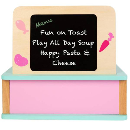 BOPPI, Drewniana kuchenka z tablicą menu