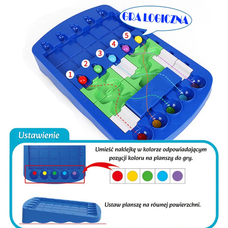 WOOPIE Gra logiczna Trening Mózgu Labirynt
