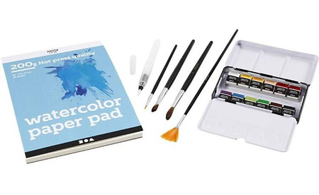 Zestaw do malowania Akwarelami