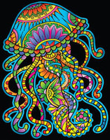 Kolorowanka Welwetowa 47x35 Meduza