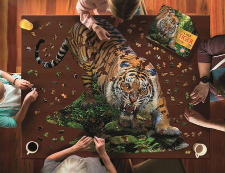 MADD CAPP,  Puzzle konturowe I AM - Tygrys 1000 elem.