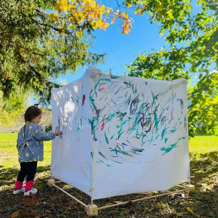 Drewniane patyczki konstrukcyjne Trigonos Cubic - 20 el.