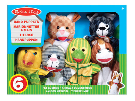 Pacynki na rękę - zwierzaki domowe