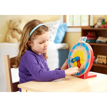 Zegar wskazówkowy i numeryczny dla dzieci 2w1 Melissa and Doug 14284